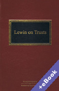 Cover of Lewin on Trusts 20th edition with 1st Supplement (Book &#38; eBook Pack)