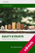 Cover of Equity &#38; Trusts Textbook (eBook)