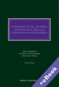 Cover of Contractual Duties: Performance, Breach, Termination and Remedies (Book &#38; eBook Pack)