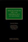 Cover of Shackleton on the Law and Practice of Meetings