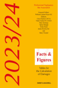 Cover of Facts &#38; Figures 2023/24: Tables for the Calculation of Damages