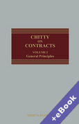 Cover of Chitty on Contracts 35th ed. Volume 1 (Book &#38; eBook Pack)