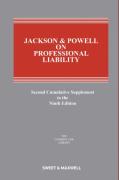 Cover of Jackson &#38; Powell on Professional Liability 9th ed: 2nd Supplement