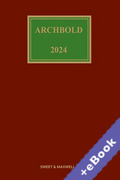 Cover of Archbold: Criminal Pleading, Evidence and Practice 2024 (Book &#38; eBook Pack)