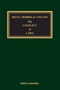 Cover of Dicey, Morris &#38; Collins The Conflict of Laws 16th ed with 1st Supplement