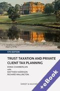 Cover of Trust Taxation and Private Client Tax Planning (Book &#38; eBook Pack)
