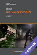 Cover of The Law of Evidence (Book &#38; eBook Pack)