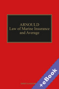 Cover of Arnould's Law of Marine Insurance and Average (Book &#38; eBook Pack)