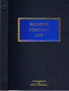 Cover of Palmer's Company Law Looseleaf (CD Component discontinued)