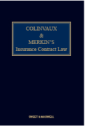 Cover of Colinvaux and Merkin's on Insurance Contract Law Looseleaf