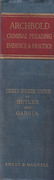 Cover of Archbold: Criminal Pleading Evidence & Practice 34th ed