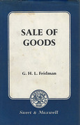 Cover of Sale of Goods