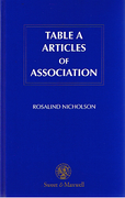 Cover of Table A: Articles of Association