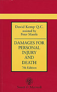 Cover of Damages for Personal Injury and Death