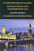Cover of O. Hood Phillips and Jackson: Constitutional and Administrative Law