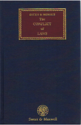 Cover of Dicey and Morris on the Conflict of Laws 13th ed: Volumes 1 & 2