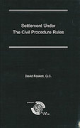 Cover of Settlement Under the Civil Procedure Rules