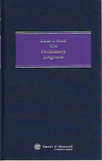 Cover of Zamir & Woolf: The Declaratory Judgment