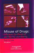 Cover of Misuse of Drugs, Confiscation and Money Laundering