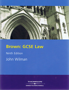 Cover of Brown: GCSE Law