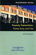 Cover of Property Transactions: Stamp Duty Land Tax