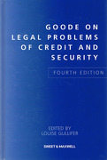 Cover of Goode on Legal Problems of Credit and Security