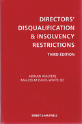 Cover of Directors' Disqualification and Insolvency Restrictions (eBook)