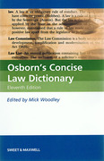 Cover of Osborn's Concise Law Dictionary