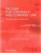 Cover of English for Contract and Company Law