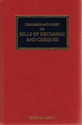 Cover of Chalmers and Guest on Bills of Exchange, Cheques and Promissory Notes 17th ed