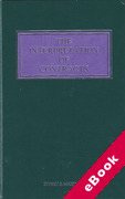 Cover of The Interpretation of Contracts 5th ed (eBook)
