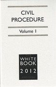 Cover of The White Book Service 2012: Civil Procedure Volumes 1 & 2