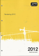 Cover of JCT Practice Notes: Tendering: 2012