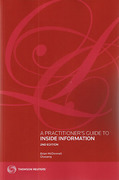 Cover of A Practitioner's Guide to Inside Information