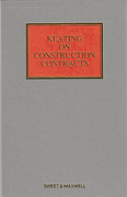 Cover of Keating on Construction Contracts