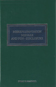 Cover of Misrepresentation, Mistake and Non-Disclosure 3rd ed