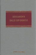 Cover of Benjamin's Sale of Goods 8th ed with 2nd Supplement