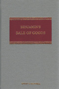 Cover of Benjamin's Sale of Goods 8th ed with 2nd Supplement
