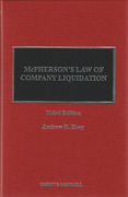 Cover of McPherson's Law of Company Liquidation