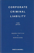 Cover of Corporate Criminal Liability