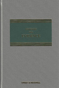 Cover of Phipson on Evidence