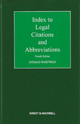 Cover of Index to Legal Citations and Abbreviations