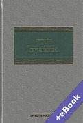 Cover of Phipson on Evidence (Book & eBook Pack)