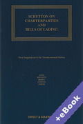 Cover of Scrutton on Charterparties and Bills of Lading 22nd ed: 1st Supplement (Book & eBook Pack)