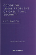 Cover of Goode on Legal Problems of Credit and Security