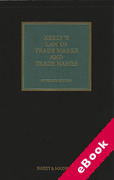 Cover of Kerly's Law of Trade Marks and Trade Names 15th ed with 1st Supplement (eBook)