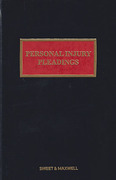 Cover of Personal Injury Pleadings