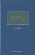 Cover of Expert Evidence: Law and Practice