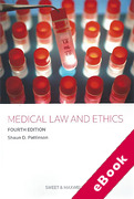 Cover of Medical Law and Ethics (eBook)