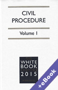 Cover of The White Book Service 2015: Civil Procedure Volumes 1 & 2 (Book & eBook Pack)
